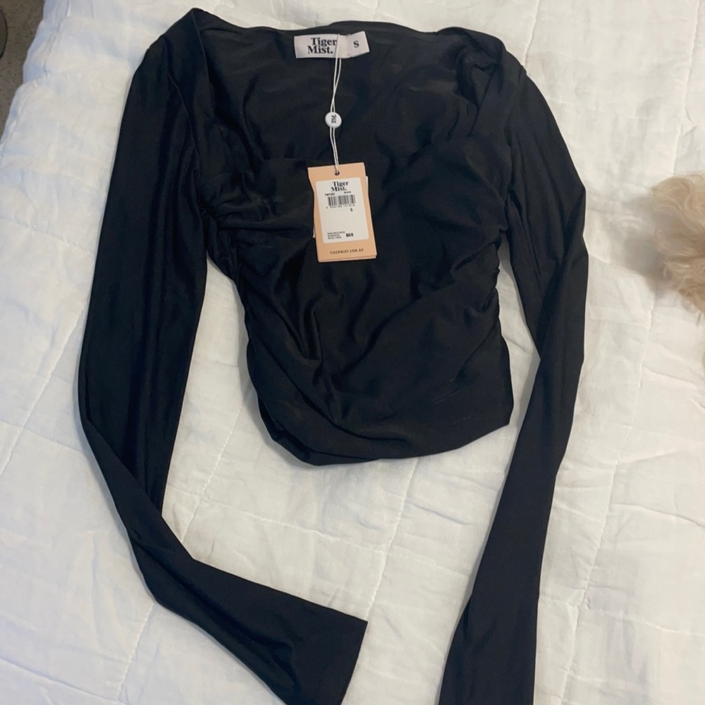 Tiger mist crop top - Small